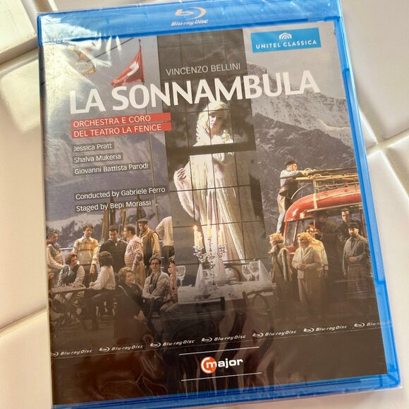 Blu-Ray Sealed La Sonnanambula Bellini Opera New In Packaging - Picture 1 of 9